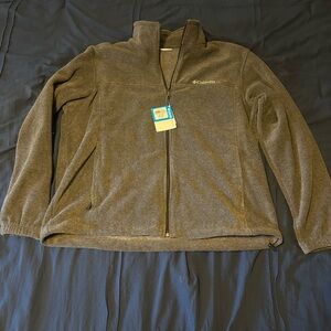 Columbia Gray Fleece Jacket